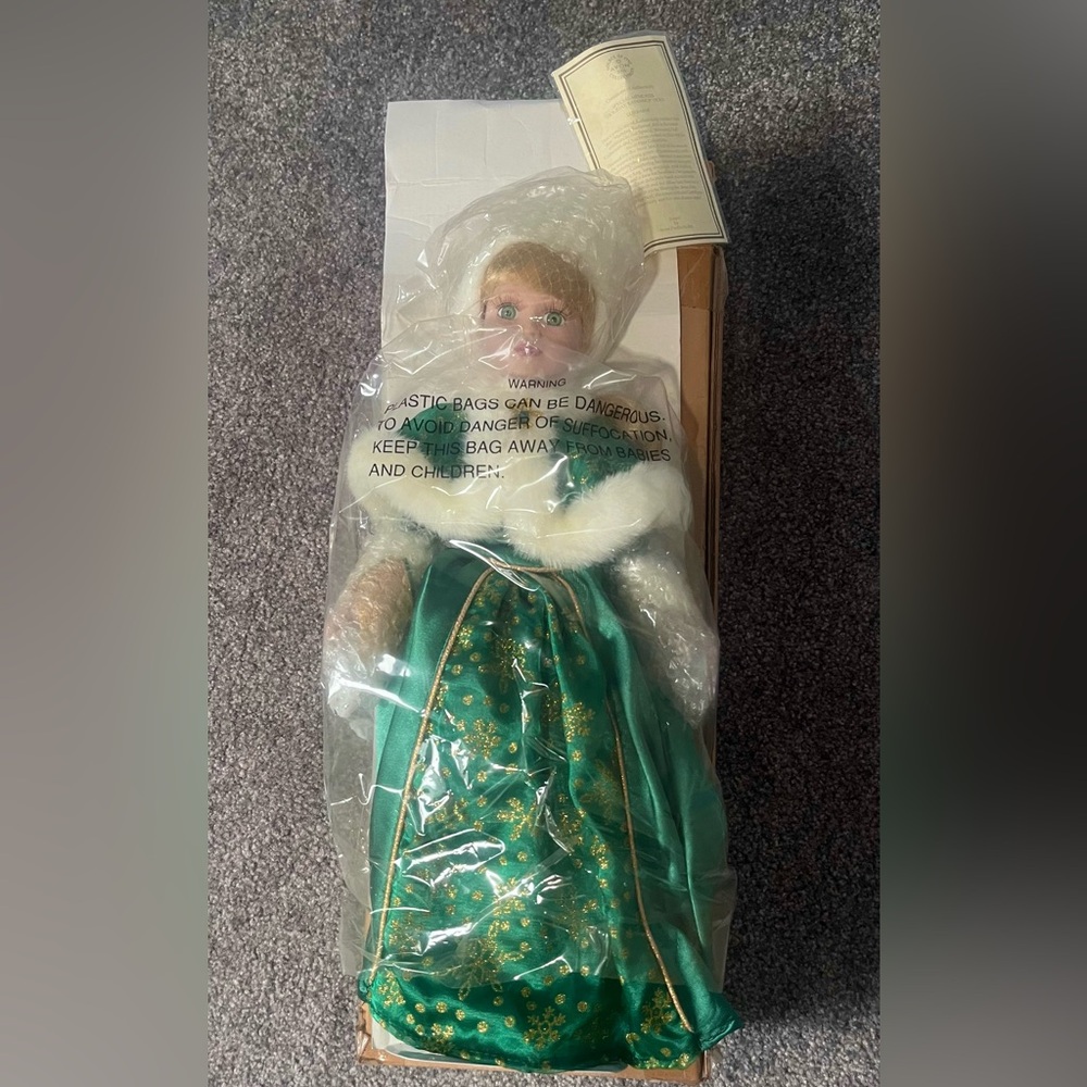 AVON Porcelain Holiday Doll from 2001